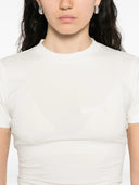 Vetements Logo Fitted T Shirt Women