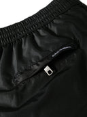 Dolce & Gabbana Swim Shorts met trekkoord en logo -print