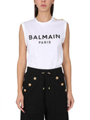 Balmain T Shirt With Logo