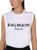 Balmain T Shirt With Logo