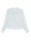 Forte Forte "Carousel Des Sylphes" Embroidery Bow Tie Shirt