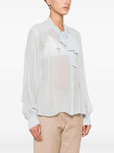 Forte Forte "Carousel Des Sylphes" Embroidery Bow Tie Shirt