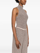 Forte Forte Vrille` Lurex Jersey Turtleneck Body