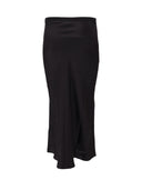 Anine Bing Bar Silk Skirt Black
