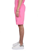 Alexander Mc Queen Bermuda Shorts With Graffiti Logo Print