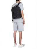 Alexander Mc Queen Bermuda Shorts With Graffiti Logo Print