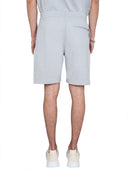 Alexander Mc Queen Bermuda Shorts With Graffiti Logo Print