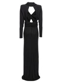 Saint Laurent Long Hooded Dress