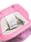 Themoire Gea Clutch Bag Embellished With Rhinestones