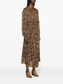 Marant étoile Long Volga Dress With Graphic Print
