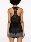 Marant Purple Mesh Tank Top