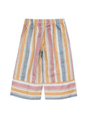 Pantalon capri rayé il gufo