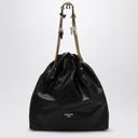 Balenciaga Crush Media Black Leathe Bag