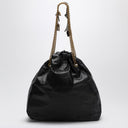 Balenciaga Crush Media Black Leathe Bag