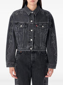 Levi`s Shrunken 90 S No Pleat Bejeweled Trucker