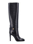 Czarne płaskie buty Saint Laurent