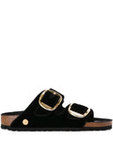 Birkenstock Arizona Big Buckle Black, Velvet Textile