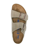 Birkenstock Arizona Sfb Taupe, Suede Leather