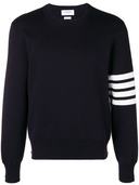 Thom Browne Pullover mit Mailand -Streifendetail