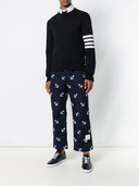Thom Browne Pullover mit Mailand -Streifendetail
