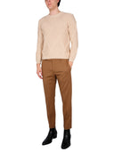 Ballantyne Cotton Cable Stitch Crew Sweet
