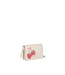 Ganni Raspberry White Card Holder