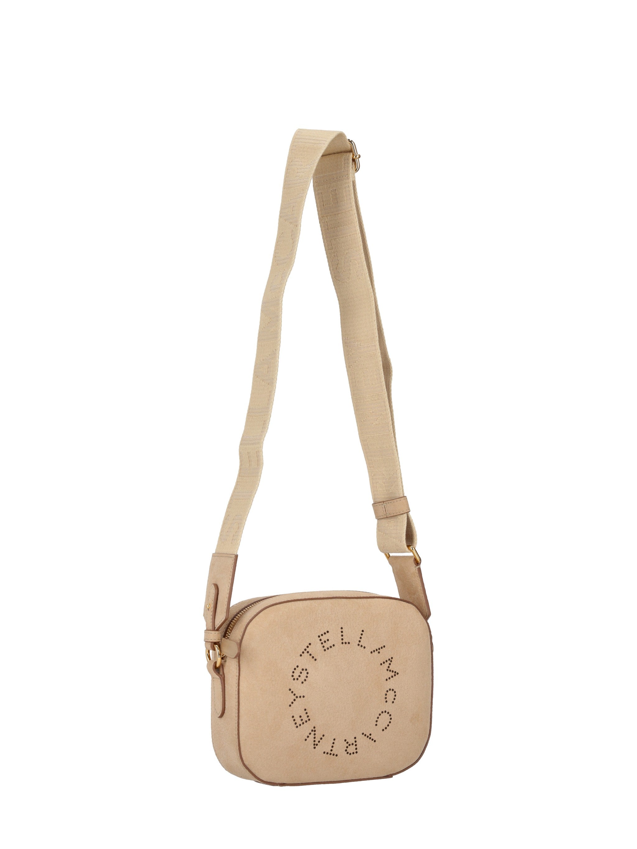 Stella Mc Cartney Small Camera Bag Embossed Grainy Alter Suede