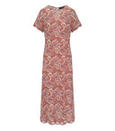 Abito lungo Max Mara Weekend Crespo Rosso Mattone