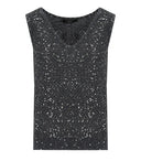 Max Mara Weekend Tempo Anthrazitgraues Top
