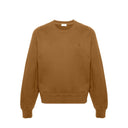 Saint Laurent Logo Embroidered Cotton Sweatshirt