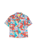 Chemise de bowling blanche