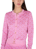 Versace Jacquard Cardigan La Greca