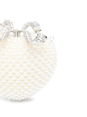 Self Portrait Pearl Heart Clutch Bag