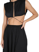 Philosophie Di Lorenzo Serafinni MIDI Robe avec détails découpés