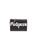 Alexander McQueen läderskalle korthållare