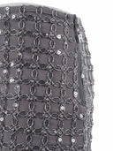 Rotate Beaded Mini Skirt Castor Gray (Slim Fit)