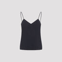 Max Mara Unghia Washed Silk Tank Top