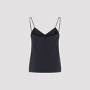 Max Mara Unghia Washed Silk Tank Top