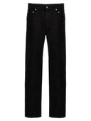 Saint Laurent Crinkled Effect Jeans