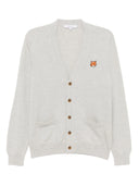 Maison Kitsuné Fox Head Merino Regular Cardigan
