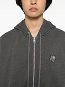 Maison Kitsuné Fox Head Zipped Oversize Hoodie