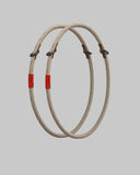 10 mm touwlus koffie en melange