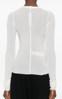 Rick Owens Cropped Rib Ls T