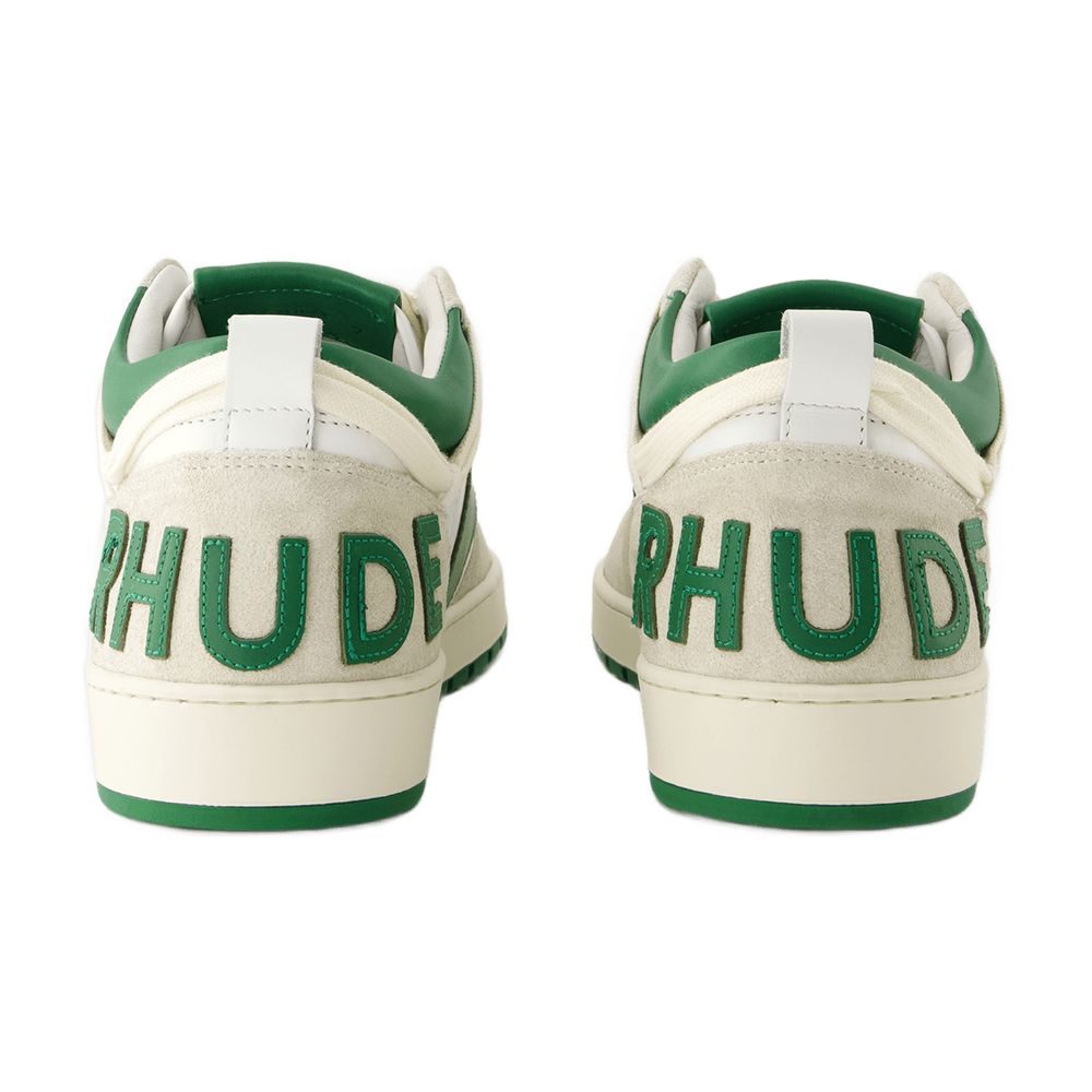 Rhecess Low Sneakers Rhude Leather White/Green