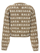 Balenciaga All Over Logo Sweater