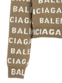 Balenciaga All Over Logo Sweater