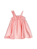 Robe en satin à volants mimisol