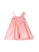 Robe en satin à volants mimisol