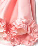 Robe en satin à volants mimisol