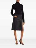 Courrèges Zipped Mockneck Sweater